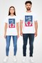 Bateri Unisex Printed White T-Shirt - Tshirt - 4