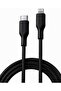 كابل RobustLine من USB-C إلى Lightning بطول 1 متر، كابل شحن سريع 30 واط مع خرج 3 أمبير للهواتف الذكية