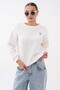 Women's Daisy Embroidered Three-Thread Sweatshirt 265133 - - 3