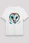 Owl White Unisex T-Shirt T-Shirt