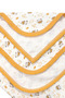 Teddy Bear Patterned Combed Cotton Single Layer Cream Yellow Baby Blanket - 2