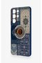 Samsung S21 Ultra Compatible Turkish Coffee and Kilim Patterned Silicone Case - 4