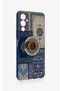 Tecno Pova Neo 4 Compatible Silicone Case with Turkish Coffee and Kilim Pattern - 4