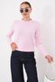 Women's Crew Neck Sleeve Slit Detailed Knitwear Knitted Sweater 265010 - - 2
