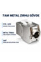 Mn118X Cat7 Keystone Jack Rj45 Female Module Tool-Free Metal Armored Ftp Stp 10Gbps 600Mhz 1Pcs - 8