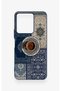 Vivo Y35 Compatible Turkish Coffee and Kilim Patterned Silicone Case - 2
