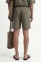 Linen Blend Bermuda Men's Shorts - 5