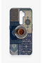 Oppo A5 2020 Compatible Turkish Coffee and Kilim Patterned Silicone Case - 2