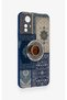 Redmi Note 12S Compatible Turkish Coffee and Kilim Patterned Silicone Case - 3
