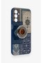 Samsung M14 Compatible Turkish Coffee and Kilim Patterned Silicone Case - 3
