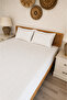 Muslin Double Elastic Sheet and 2 Muslin Pillowcases - 2