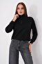 Women's Modal Sweatshirt with Zipper Detail on the Collar 265166 - - 4