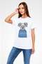 Koala Unisex Printed White T-Shirt - Tshirt - 3
