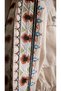 Bohem Embroidered Waist-Tie Cotton Ecru Jacket - 4