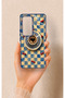 Vivo V30 Compatible Heart Coffee Pattern Silicone Case
