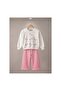 Kiz Kabarik Flower Printed Tracksuit Set - 2
