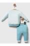 2-Piece Printed 3-12 Month Set - Blue - 2