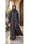 Heritage Paisley Printed Open Front Flared Abaya - 2