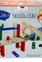 16 Pieces Colorful Wooden Repair Set Box 31.5X14X29 cm Kids Educational Toy Bx-313647 - 2