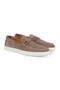 Men's Loafer Shoes Genuine Suede Leather Moccasin Stitched Laceless White Rubber Sole Summer H1128 - 3