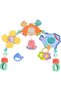 Ocean Theme Play Arch with Mirror and Rattle, Universal Activity Bar for Stroller, Pram and Car Seat, Model HE0317, 48 x 5 x 36 cm