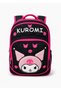 2-Piece Girls' School Bag Set - Embossed Plush Detailed Elementary School Backpack and Crossbody Lunch Bag - 2