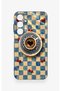 Samsung A55 Compatible Heart Coffee Pattern Silicone Case - 2