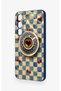 Samsung S24Fe Compatible Heart Coffee Pattern Silicone Case - 4