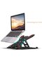 Adjustable Laptop Stand for Desk with Phone Holder & 360° Rotating Base, Foldable Portable Laptop Ri - 3