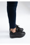 5504 Eren Shoes&Bag Genuine Leather Lace-Up Comfort Sole Daily Casual Shoes Real Leather Black - 4