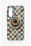 Samsung A56 Compatible Heart Coffee Pattern Silicone Case - 2