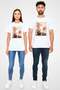 Pig White Unisex T-Shirt T-Shirt - 4