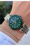 New Season Green Dial Women's Wristwatch – |   Bracelet with Gift |   2 Years Warranty - 4