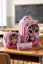 Vb Wild Elementary School Girl's School Bag with Lunch Box and Pencil Holder Backpack Pink