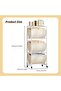 120 Liters Vertical Rolling Laundry Hamper,3 Section Laundry Sorter - 2