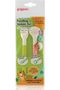 Pigeon Feeding Spoon Set, Soft Tip, With Stopper, Bpa Free, Multi-Colour - 2