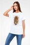 Cheetah White Unisex T-Shirt T-Shirt - 3