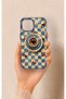 iPhone 15 Compatible Heart Coffee Pattern Silicone Case