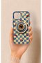 iPhone 13 Compatible Heart Coffee Pattern Silicone Case