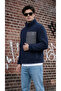 Men's Lamb Welsoft Plush Fabric Full Zipper Jacket with Front Pockets - 3
