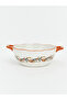 Lcw Home Mixed Pumpkin Pattern Double Handle Ceramic Salad Bowl - 2
