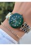 New Season Green Dial Women's Wristwatch – |   Bracelet with Gift |   2 Years Warranty - 3