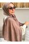 Milk Coffee Pattern Jacquard Shawl