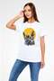 Owl White Unisex T-Shirt T-Shirt - 3