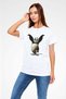Panda White Unisex T-Shirt T-Shirt - 3