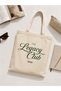 The Legacy Club Printed Tote Bag – Natural Tote Bag - 3