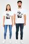Panda White Unisex T-Shirt T-Shirt - 4