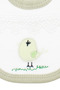 Baby Girl Green Lace Apron with Chick Motif and Tie - 2