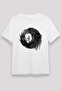 Karga Unisex Printed White T-Shirt - Tshirt