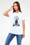 Bear White Unisex T-Shirt T-Shirt - 3